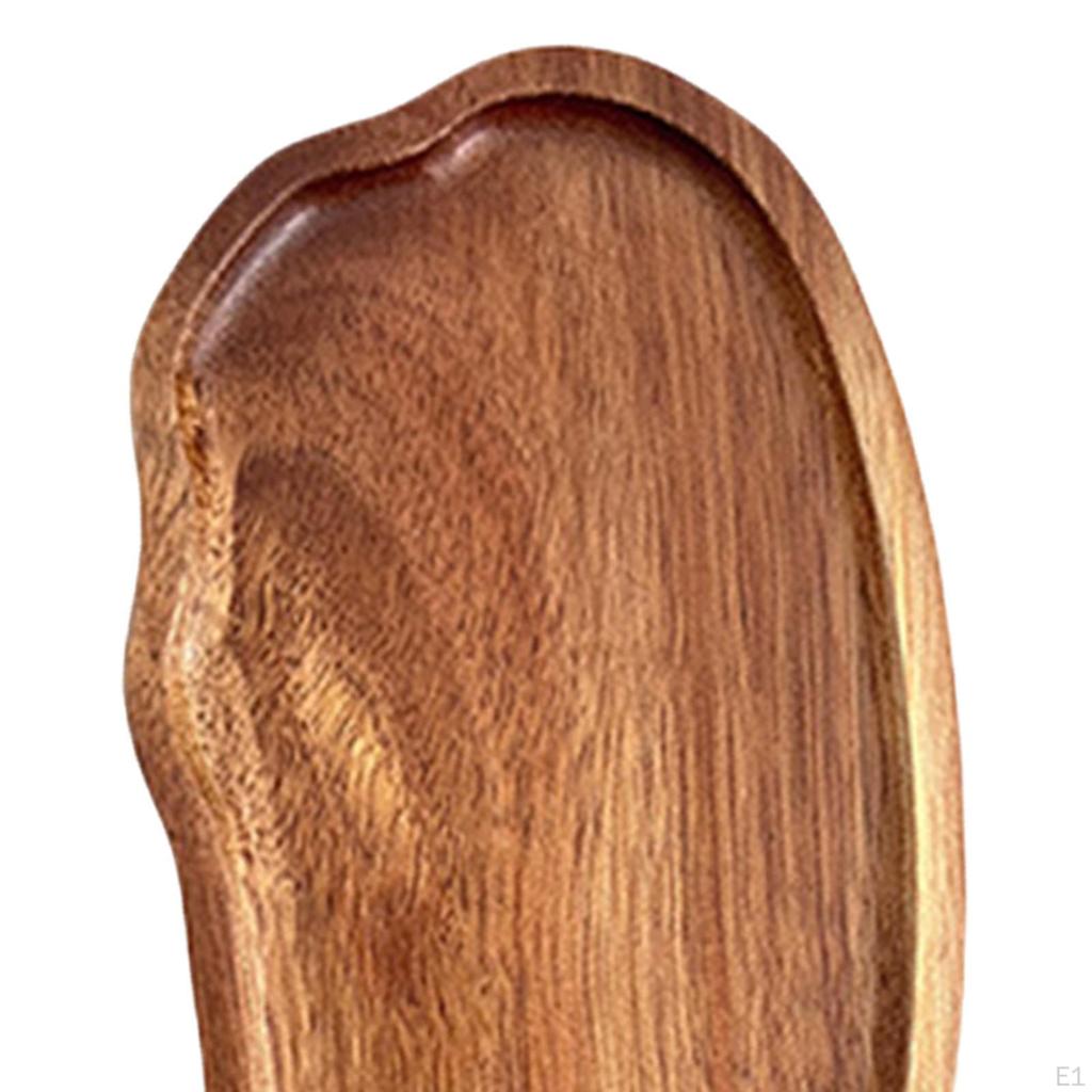 Serving Tray Wooden Plate Tableware Modern Dried Fruit Breakfast Snack for Dessert