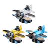 Solar Powered Rotating Planes Car Dashboard Decoration Automatic No Battery Needed Easy Installation for Car