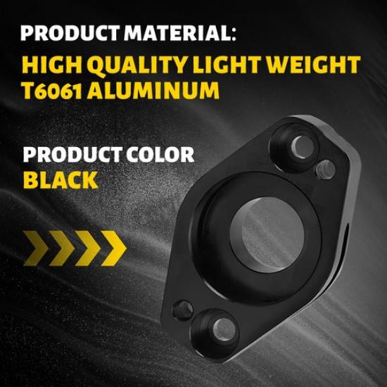 Turbo Blow off Valve Adapter BOV Black For 16-23 FORD F150 2.7L 3.5L ECOBOOST EV