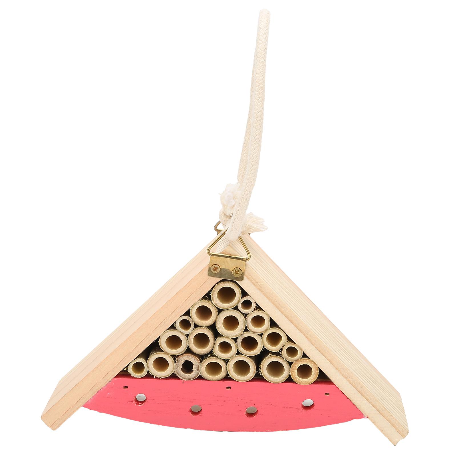 

Colorful Wooden Insect House Hanging Insect Hotel for Bee Beneficial Insect Garden Supplies