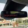 I Love You Drive Safe Stickers Rear View Mirror Vinyl Decal for Women Waterproof Decorative Car Sticker Car Decal Accessories