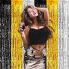 Silk Tassel Door Curtain: Black, Gold & Silver Decoration for Parties, Events & Photos
