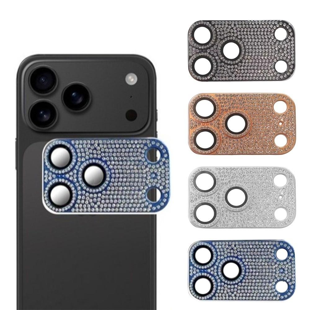 Hollow out Diamond Encrusted Lens Protector for iPhone 17Pro/17 Pro Max Phone Accessories