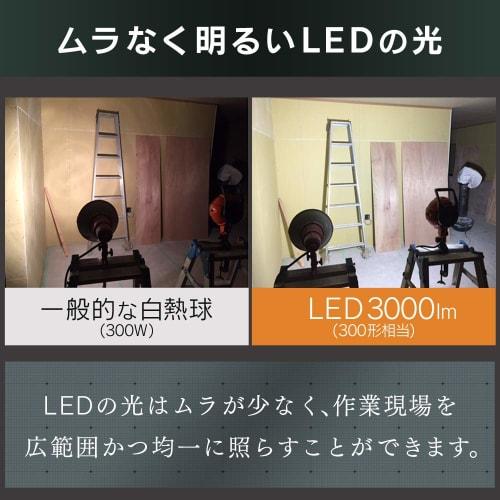 IRIS OHYAMA Insect-resistant/Waterproof LED Work Light Disaster Prevention Disaster Prevention Goods Disaster Prevention Day Wide Light Distribution I