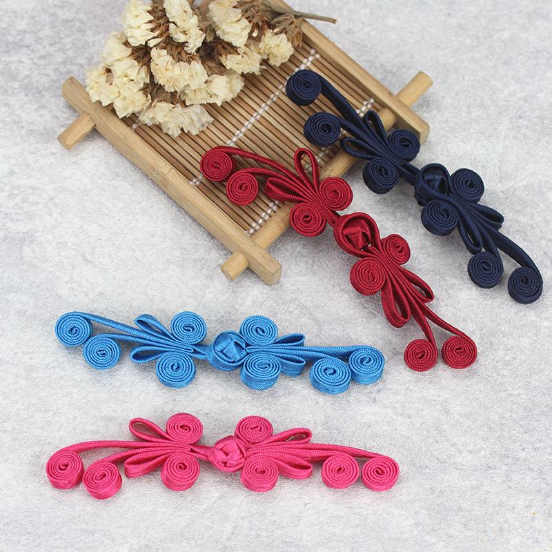 5 Pairs Retro Handmade Chinese Closure Buttons Knot Fastener for Sewing Cheongsam Tang Suit DIY Button Decorative Accessories