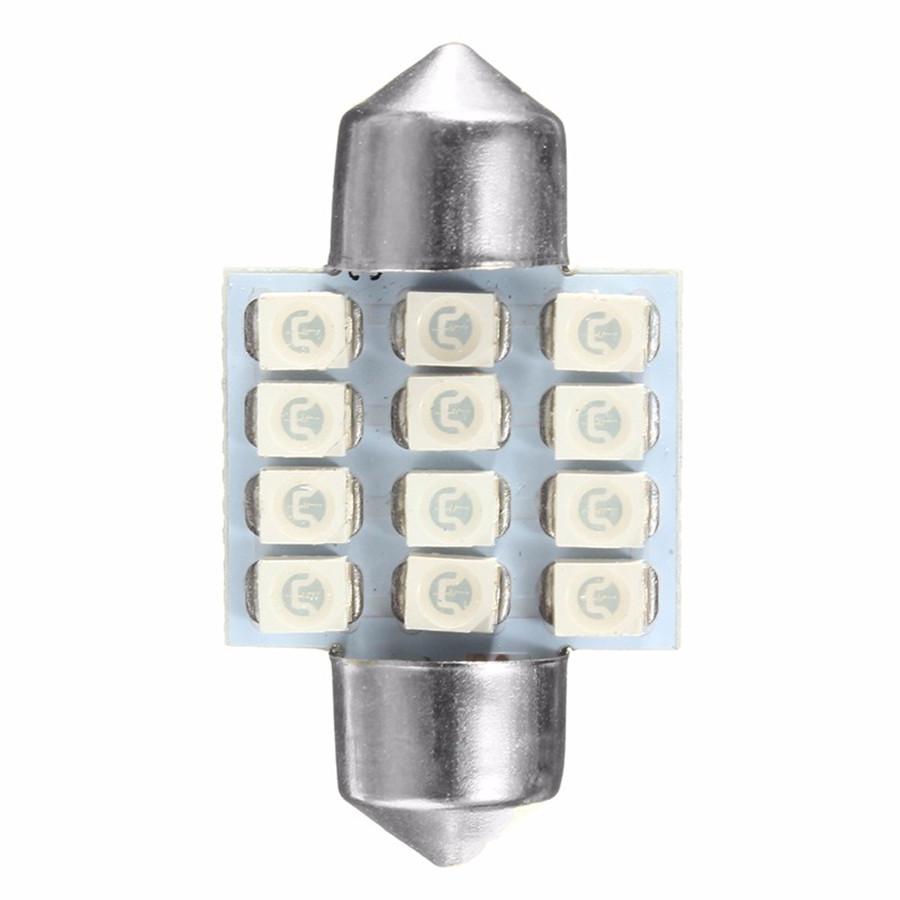 

13 PCS Car Blue LED Inteior Map Dome License Plate Glove Box Light Bulbs Set