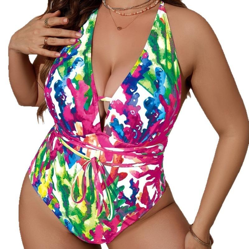 Bikinis für Damen in Übergröße mit hoher Taille, Damen-Bademode & Bekleidung