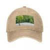 Steamy Fog Tree Lake Taneycomo Baseball Cap Fishing Cap Sports Cap Beach Outing New Hat For Women Unisexs