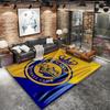 Al Nassr Crest Custom Name Carpet Rug For Living Room Bedroom Home Sofa Decoration Kids Play Nonslip Floor Mat