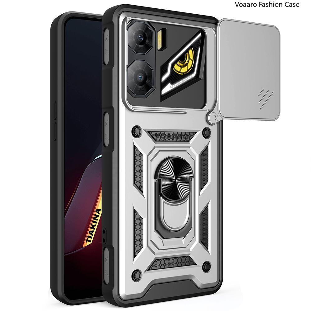 Slide Lens Armor Funda for ZTE Nubia Neo 3 5G Case for ZTE Nubia Neo3 5G Case Magnetic Ring Stand Holder Shockproof Cover