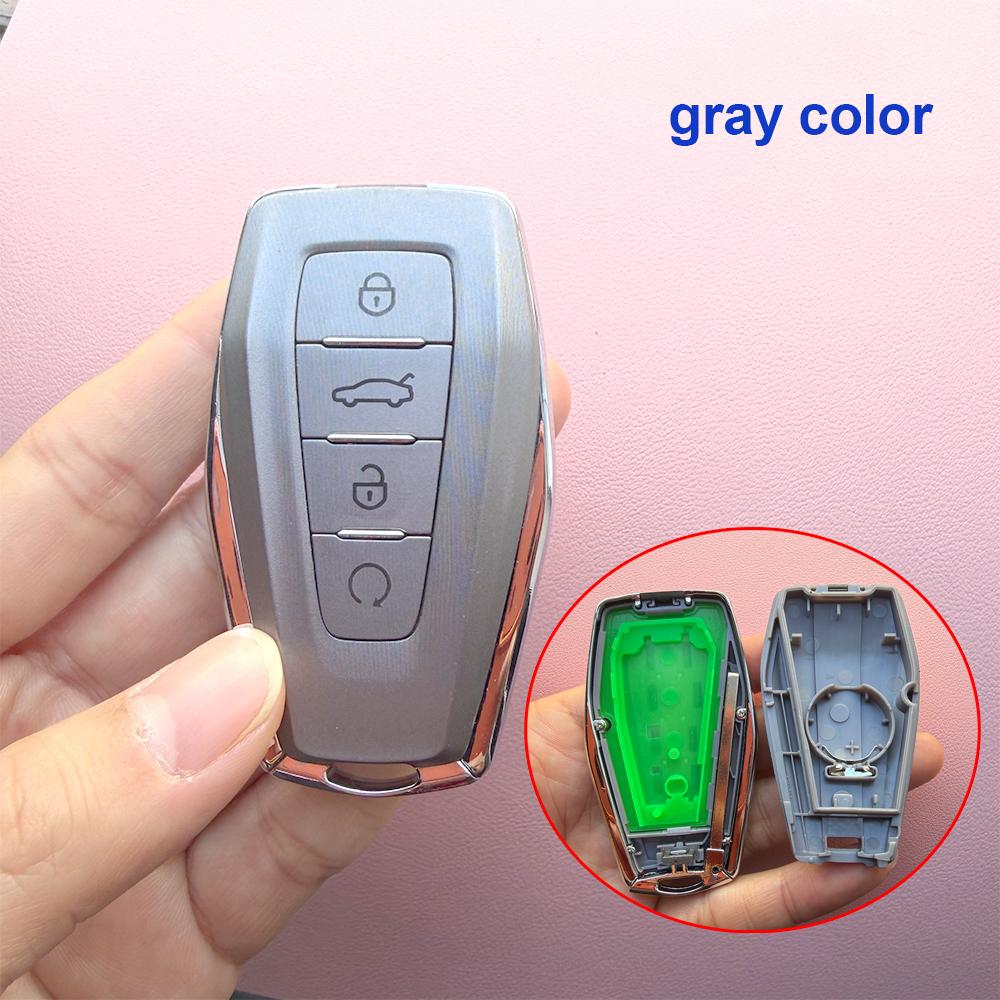 Replacement Original Car Key Fob Case Shell For Geely Coolray X6 Geometry C Emgrand Global Kulrey Hawk Gx7 Okavango 4 Bottons