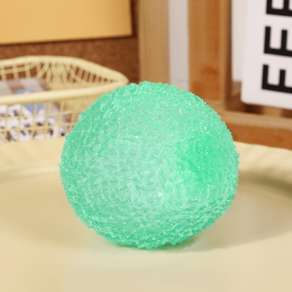 

Slow Rising Textured Stress Ball Maltose Gel Squeeze Toy Soft Sensory Fidget Anxiety Relief Mini Gift зелений