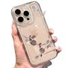 Rhinestone Rose Soft Shell Case for iPhone 17 Pro Max/16e/15 Pro/14 Air/13
