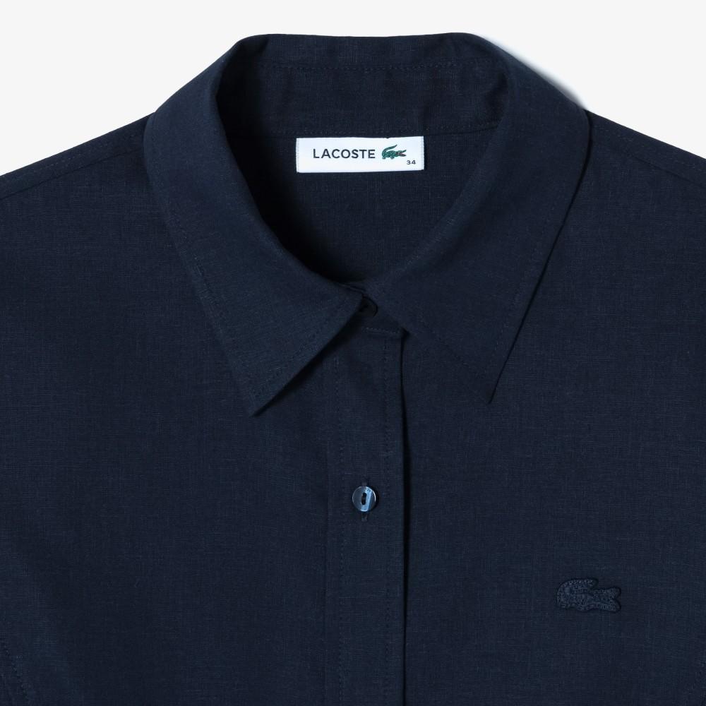 [Lacoste] Women's Linen Shirt Dress EF319E-56G166