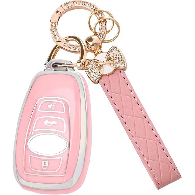 For Ford Key Fob Cover - Soft TPU Key Case Holder Car Key Case Shell Protection For Expedition Bronco Explorer Fusion Escape Lincoln Corsair Nautilus