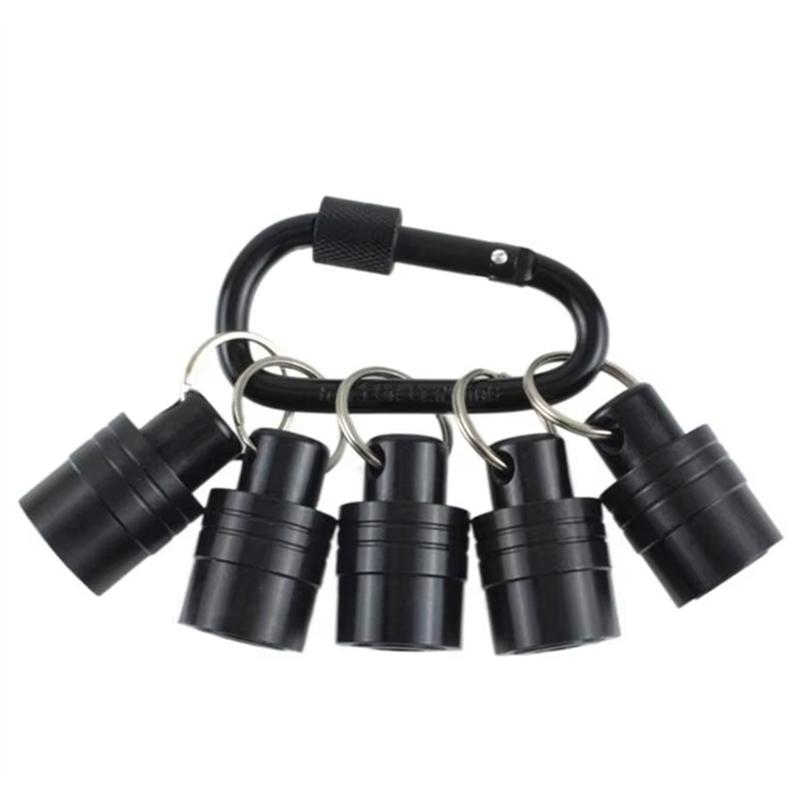 VOFUN-2X SDS Plus Shank Drill Bit Holder Keychain SDS Shank Adapter Extension Bar Socket Adapter Easy Change Hand-Held Holders