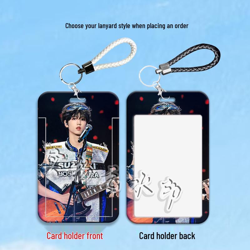 Zhang Guiyuan Student Sliding Card Holder - Handsome Sleeve for Campus, Transportation, or ID Cards