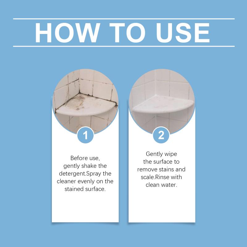 Multi-Purpose Cleaning Foam Powerful Cleaner For Tile Sink And Toilet Stains Cleaner For Kitchen And Bathroom Cleaning Spray
