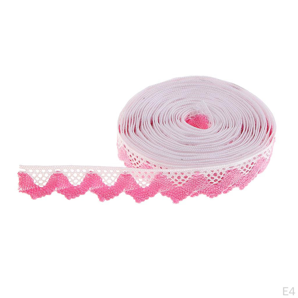 1 Piece Yarns Embroidery Lace Trimming DIY Sewing for Clothing Pillow Accessories Decoration,