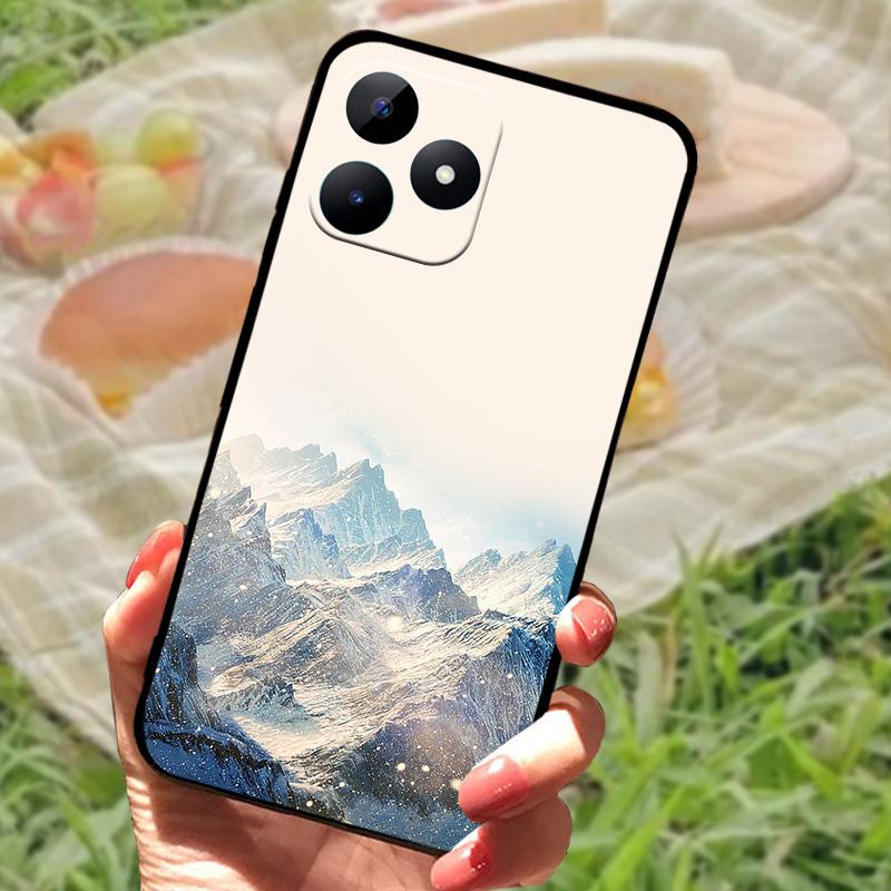 Case For Realme Note 50 Fashion Cool Soft Silicone Phone Cover Narzo N53 Protective Fundas For OPPO Realme C51 4G C53 TPU Bumper