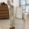 Women's Japanese-Style High-Waisted Cropped Wide-Leg Pants: Slimming Cotton Casuals for Spring