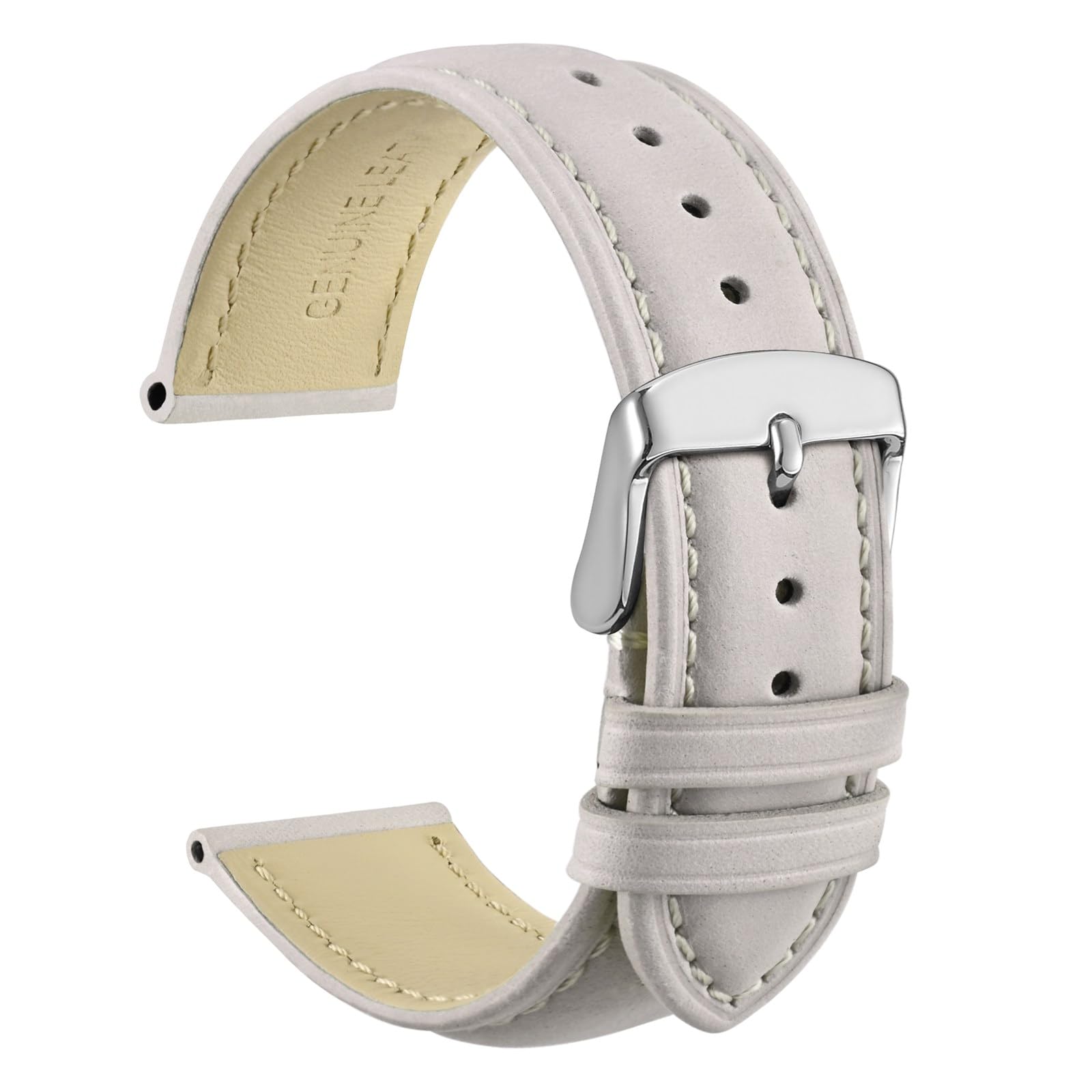 

[WOCCI] Watch Strap 0.6 - 0.9 inches (14 - 24 mm), Vintage Leather, Genuine Leather, 14 mm 14 mm