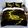 Yellow lightning, BVB logo. Bedding sets Duvet cover sets Duvet covers Pillowcases(1 * Duvet Cover 2 * Pillowcases without duvet insert)