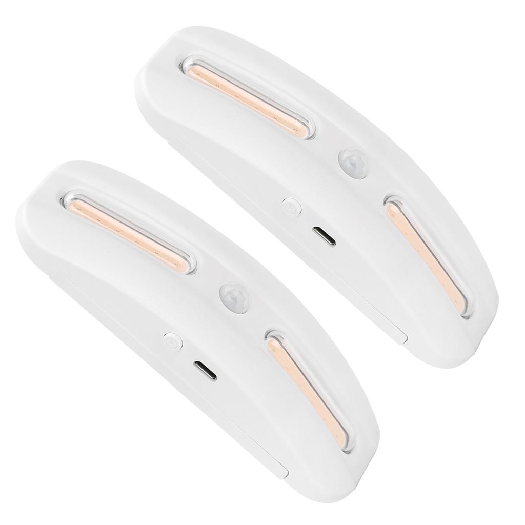 Household 2COB USB Night Light Human Body Induction Lamp for Wardrobe Cabinet Corridor(Purple