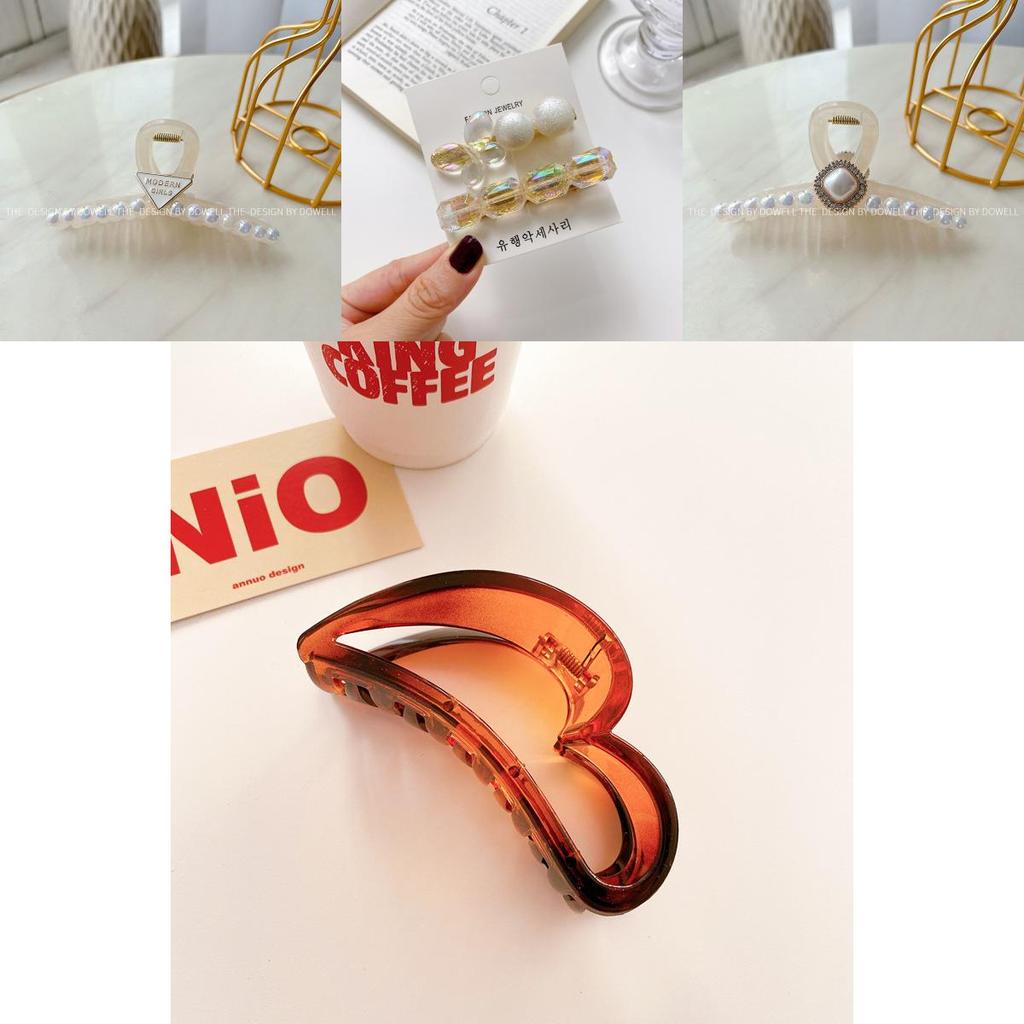 Beautifully Plastic Crafted Hair Claw Clips With Elegant Shapes And Vibrant Colors For Every Hairstyle Needs