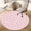 1pc Office Carpet Chair Mats Dog Bone Footprint Pattern Perfect for Decorating Office Chairs, Living Rooms, Or Bedrooms