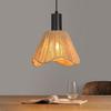 Pendant Light - NETTLIFE - Braided Model - Hemp Rope Lampshade - E27 Socket - Black