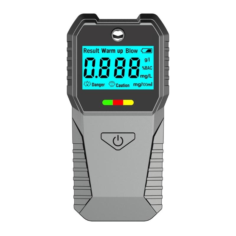 Digitaler Alkoholtester Atemanalysegerät Detektoren Atemanalysegeräte Warnungen mit LED-Anzeige für Fahrer