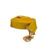 Pet collar, dog leash, dog collar, yellow velvet.