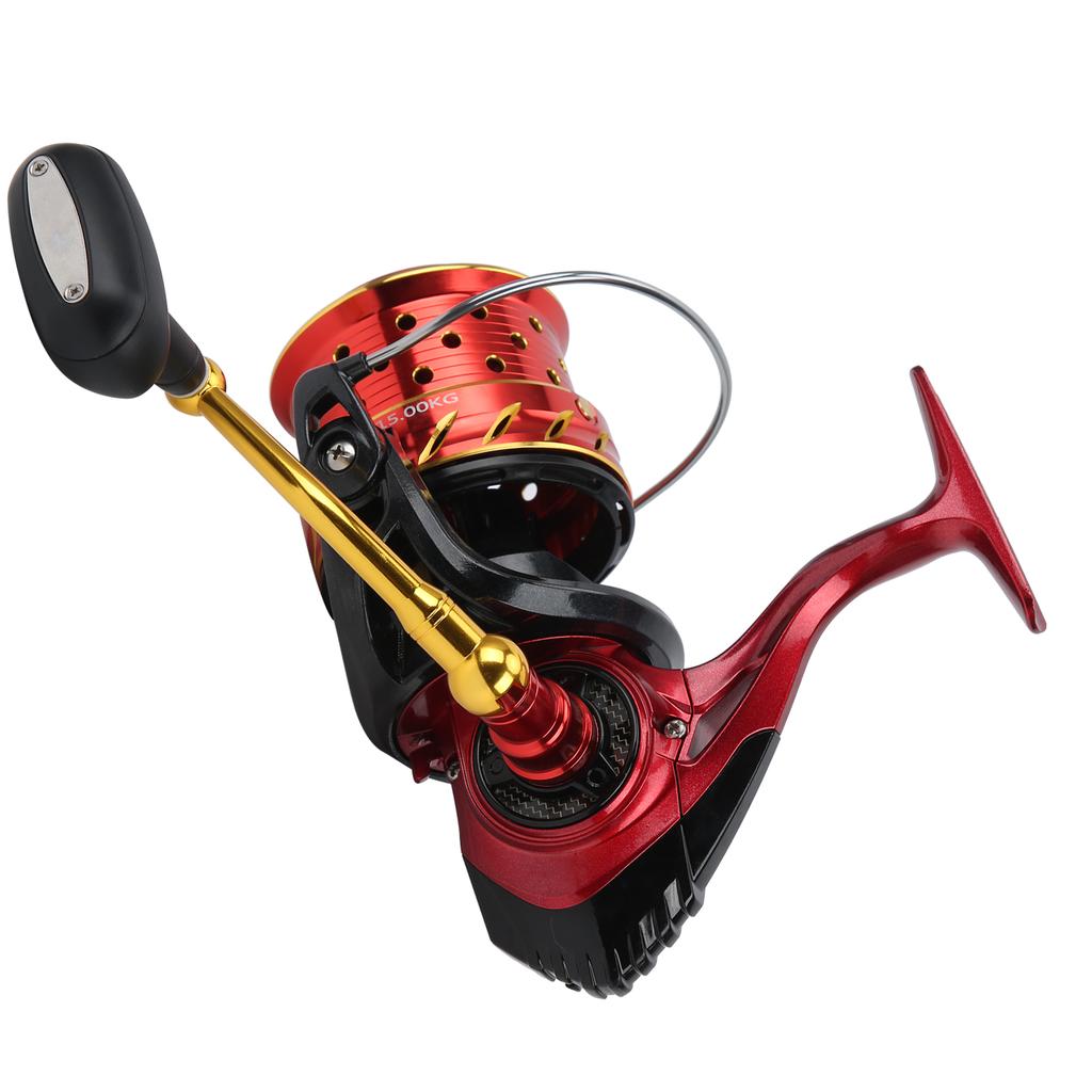 Metal Fishing Spinning Reel 4.1:1 Gear Ratio High Speed Carving Spool Fishing ReelCS8000