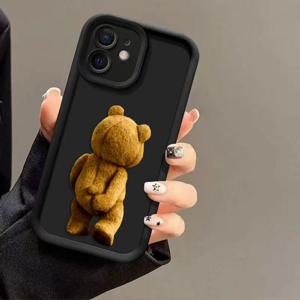 Cartoon T-Teddy Bear Cover Phone Case For Infinix HOT 10 20 30 30I 40 40I 50 NOTE 12 ZERO 30 40 50 50S 50X GT 10 20 30 TPU Case