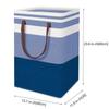 Foldable Cotton Linen Laundry Toy Storage Basket - Waterproof, Large Capacity