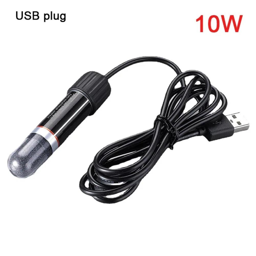 Küçük Balık Tankı için USB Mini Akvaryum ısıtma çubuğu 26°C Sabit Sıcaklık Akvaryum Isıtıcı Dalgıç Termostat Isıtıcı 10 W