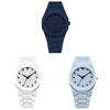 Orologio Moderno Ottagonale in Plastica da Uomo con Movimento al Quarzo Stile Casual