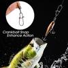 Fishing Snap Swivels Duo Lock Ball Bearing Swivel Snap Stainless Steel Fishing Accessories Fast Snap Clip Fishing Lure Connector
