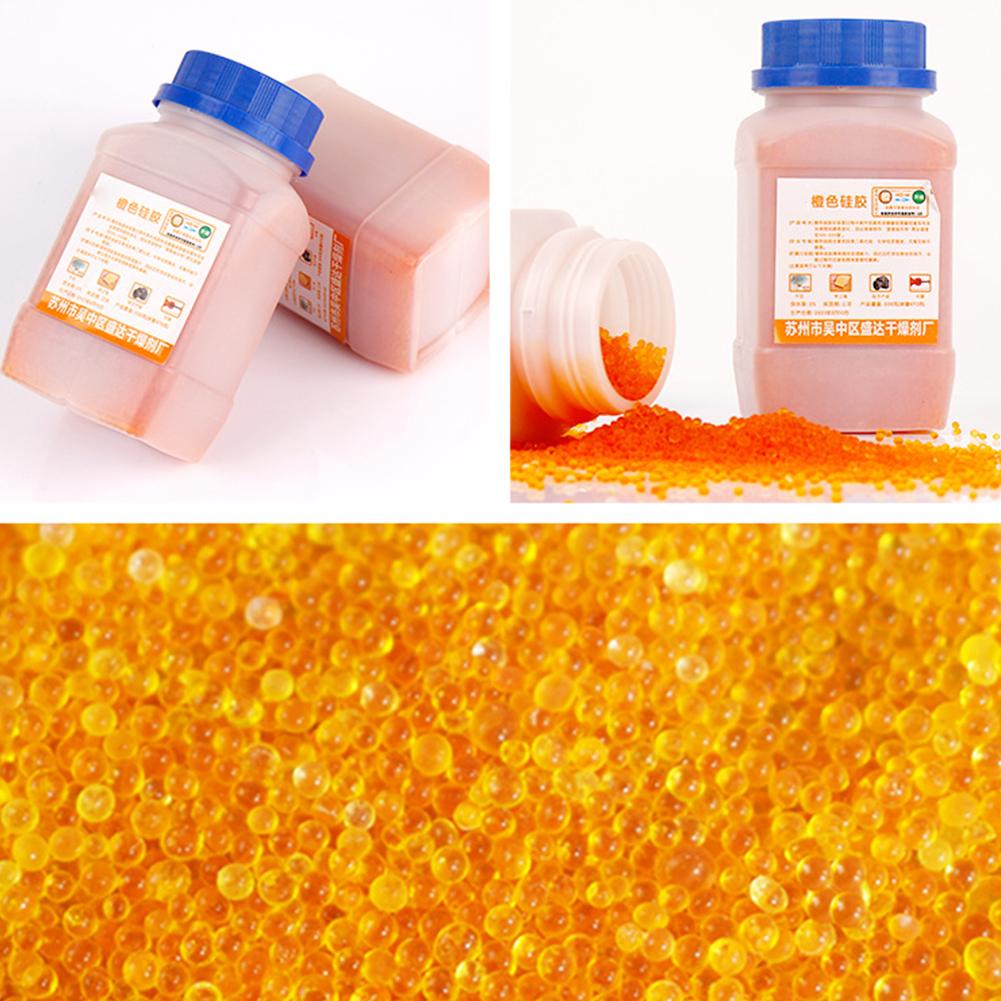 500g Blue/Orange Waterproof Reusable Silica Gel Beads Bottles Moisture Absorber Electronic Product Desiccant Dehumidifie