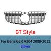 Für Mercedes GLK X204 2013-2015 Frontgrill Passend für GLK280 GLK300 GLK350 Kühlergrill mit Netz ABS Chrom-Zierleiste