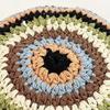 Summer Fisherman Hat for Woman Weaving Bucket Hat Crochet Stripe Pattern Cap