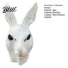 Maschera Comoda per Spettacolo Teatrale Testa di Coniglio Adulti Coniglio Realistico Cappuccio in Lattice Non soffocante Halloween Cuscino per il Viso Costume Animale