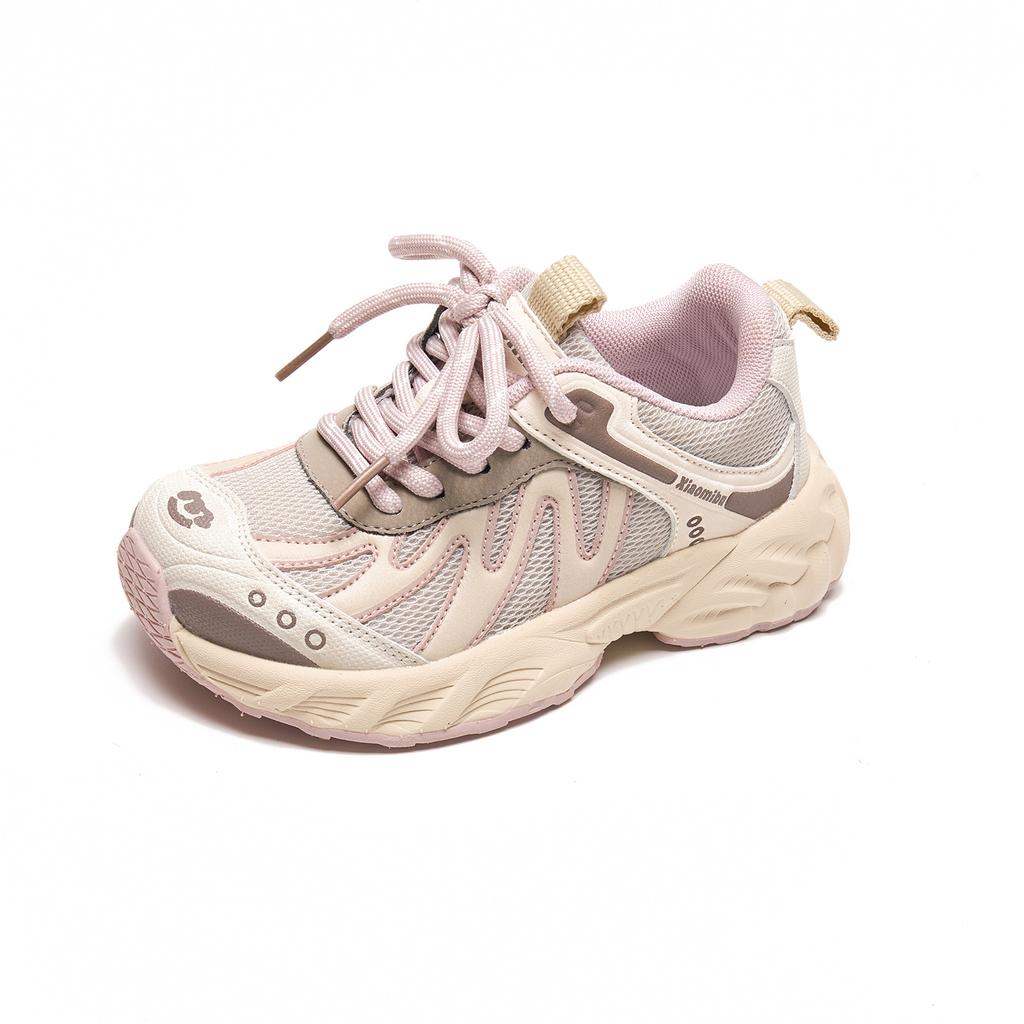 Girls' sports shoes 2025 autumn new casual running shoes children's soft-soled dad shoes hiking shoes soft-soled