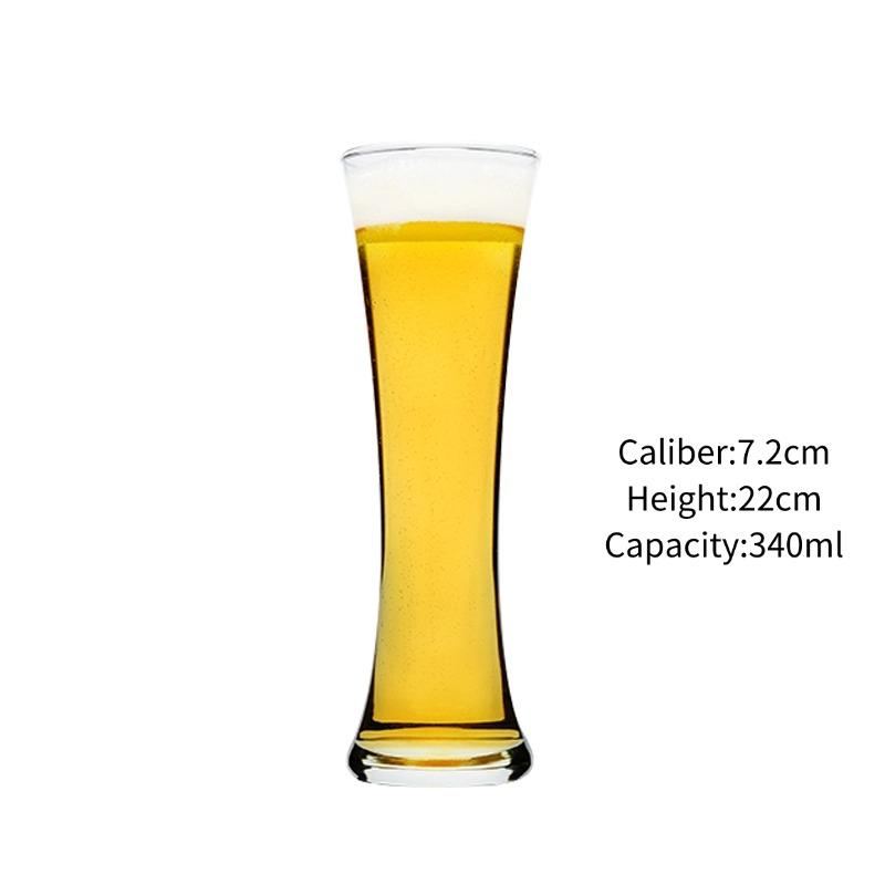 Craft Beer Cup Transparent Beer Mug Classical Draft Beer Cups Personality Cold Drink Cup Party Bar Accessory Pub Club Tools