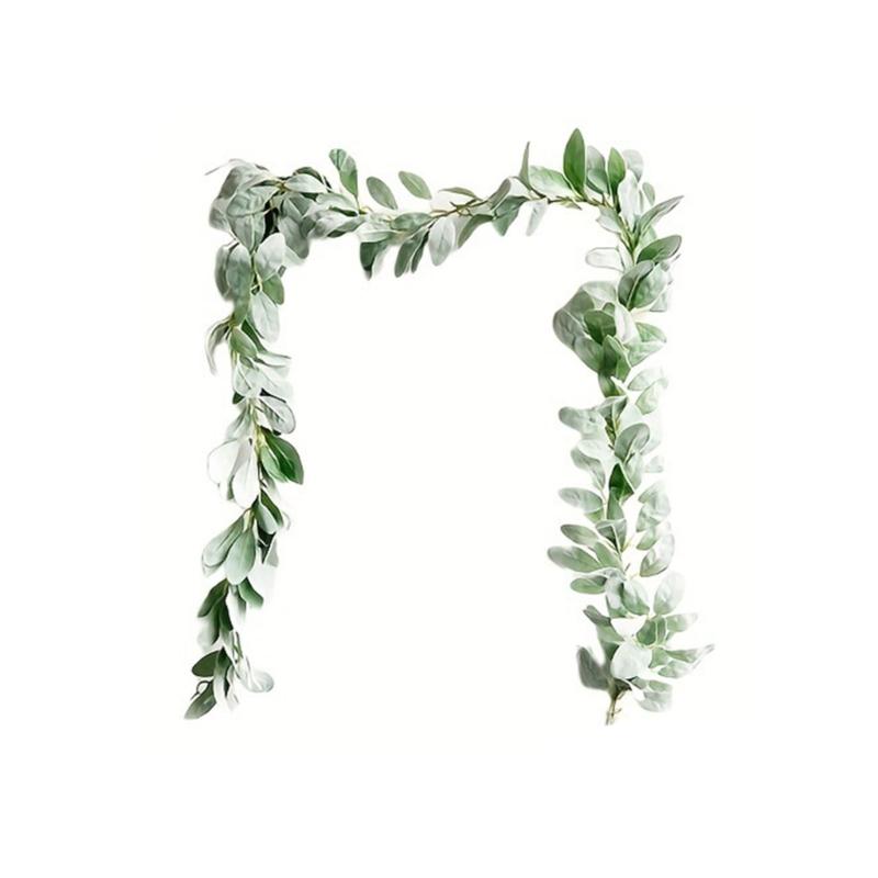 Artificial Vine Leaf Vine Greenery Garlands for Wedding Party Table Decorations DIY Leaf Wreath 1