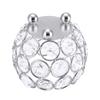 ZK40 Crystal Tea Light Candle Holders Wedding Decor Table Centerpieces