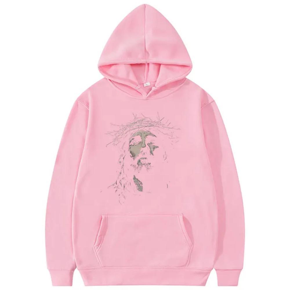 

Вінтажний де Ісус Чоловічий Християнський Релігійний світшот Готичний Рок світшот Чоловічий зручний та модний S