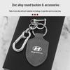 Schlüsselanhänger aus Kohlefaserleder für Hyundai Kustu, Musa, Elantra, Sonata 8