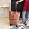 Foldable Portable Large-capacity 360-degree Wheel Travel Bag For Supermarket Shopping Hand-carry Luggage Bag For Shopping And Grocery Trips